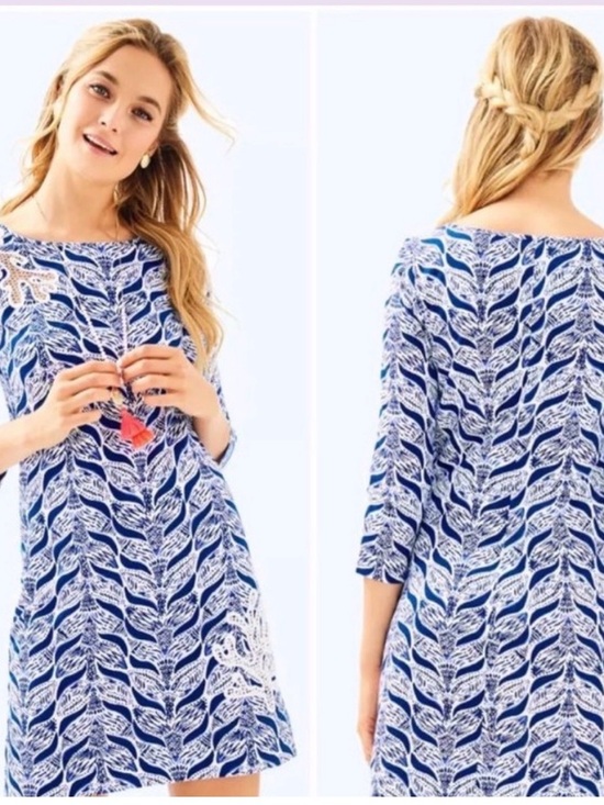 Lilly Pulitzer Dresses & Skirts - Lilly Pulitzer Blue and White mermaid tail Dress